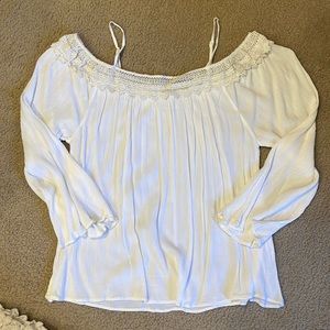 New York and Co Off Shoulder Blouse